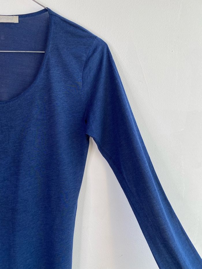 Top manches longues bleu marine Promod - photo numéro 2