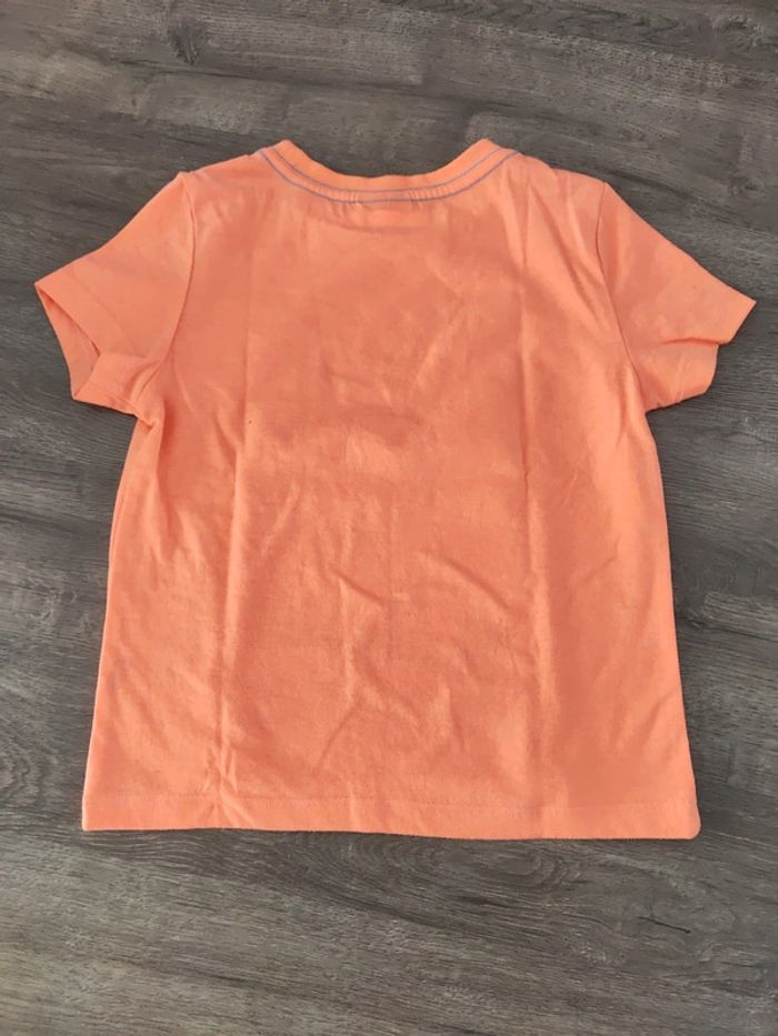 T-shirt orange fluo sergent major 4 ans - photo numéro 2