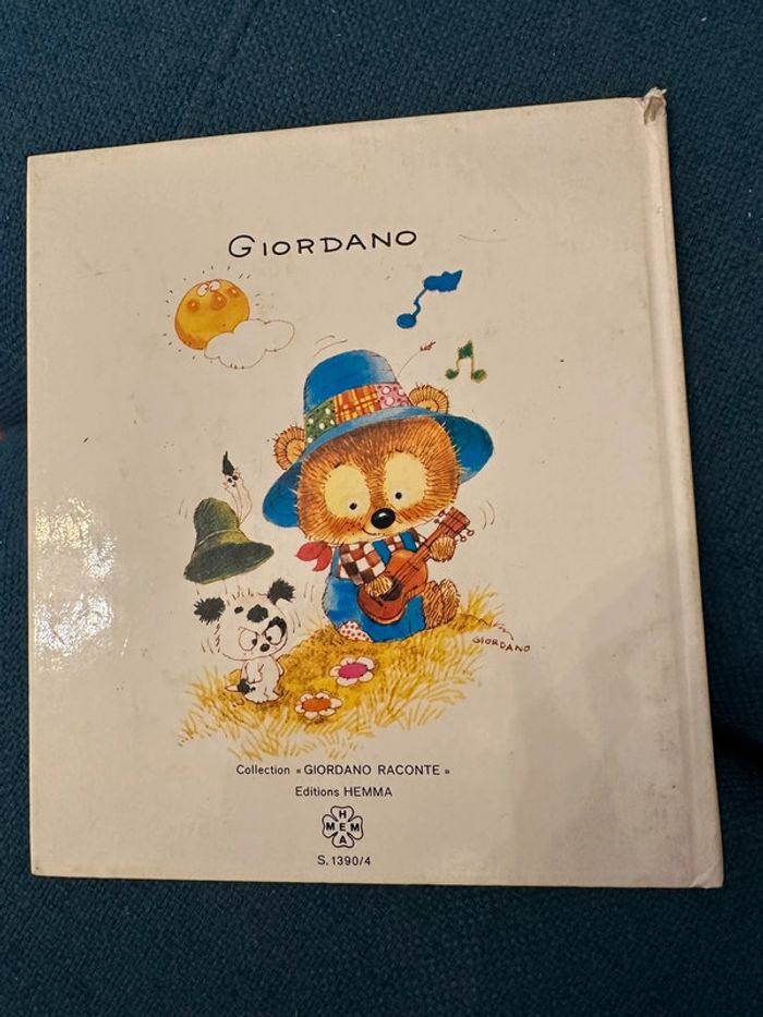Livre album ancien vintage Quand Giordano ne fait rien Hemma - photo numéro 2