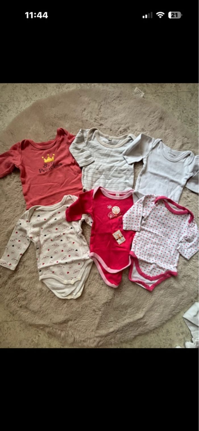 Lot bodies manche longue