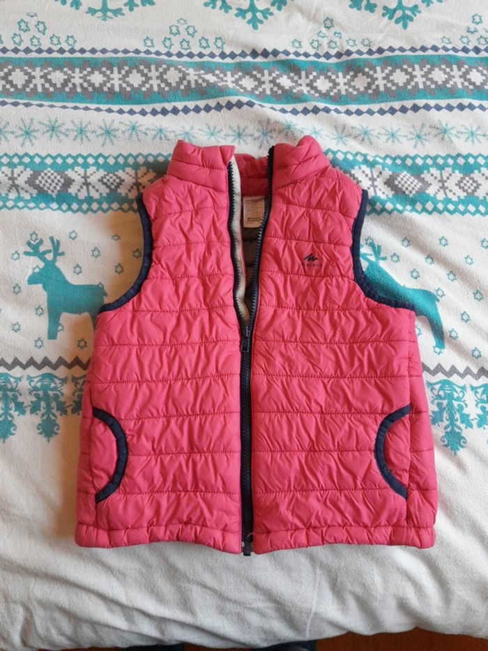 Veste doudoune sans manches quechua 5-6 ans