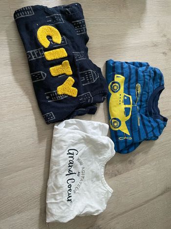 Lot t-shirts - 12 mois