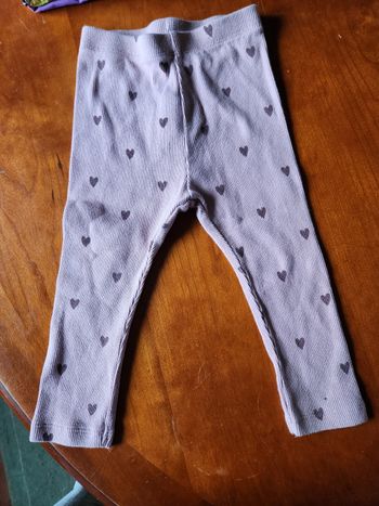 Legging petits cœurs 18 mois