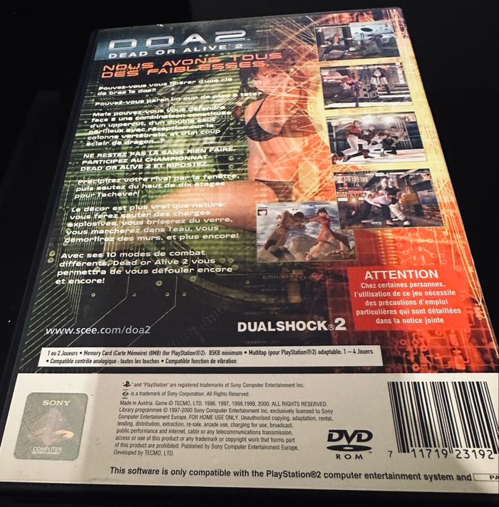 Jeu PS2 Dead or Alive 2 - photo numéro 3
