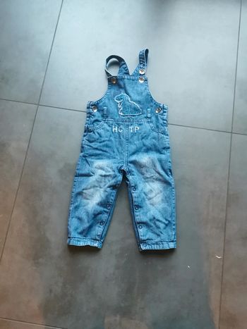 Salopette hiver doublée polaire 3 pommes 12 mois