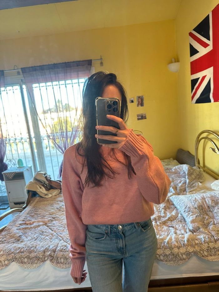 Pull rose femme - photo numéro 2