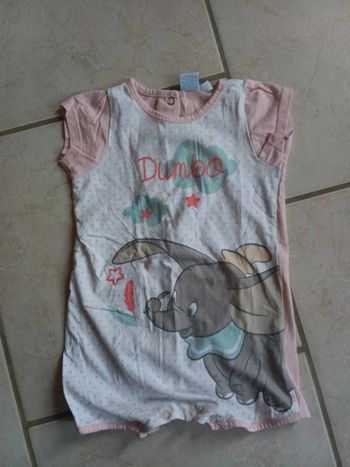 Combi-short Disney 12 mois