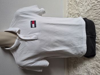  Polo Tommy Jeans blanc - Taille XS (grand) - Neuf