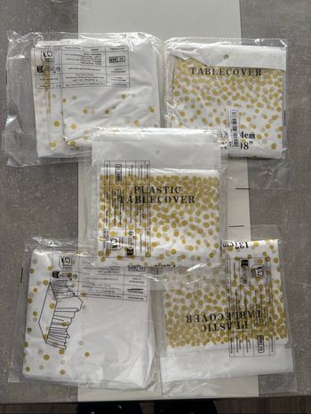 Lot de Nappe plastifier