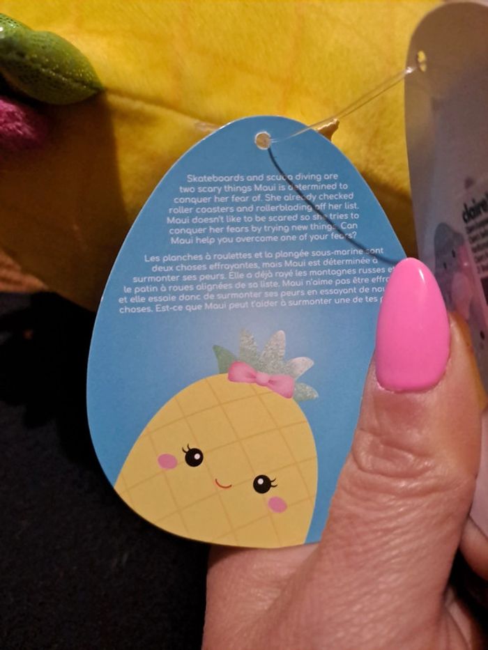 Peluche ananas Maui neuve squishmallows pour claire's neuf - photo numéro 5