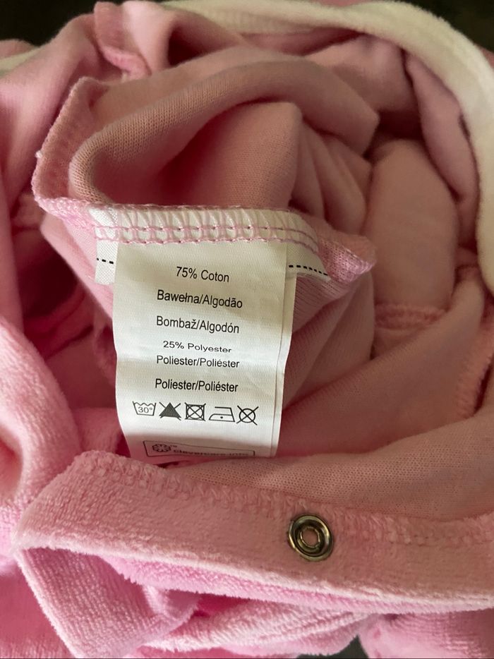 Pyjama rose 18 mois mot d enfants - photo numéro 4