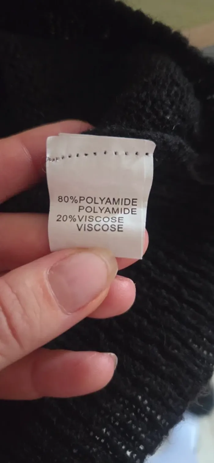 Pull Misskoo noir et perles - photo numéro 12