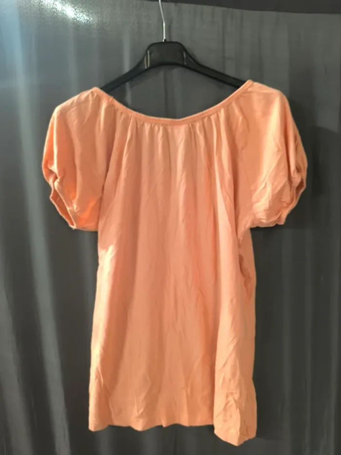 323436 haut MC saumon femme L/42 - photo numéro 2