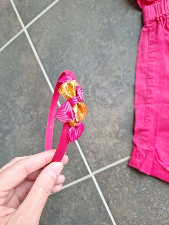 Combishort sergent major 8 ans avec serre-tête assorti - photo numéro 5