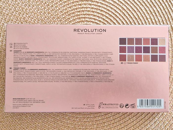 Palette fards à paupières  makeup revolution - photo numéro 5