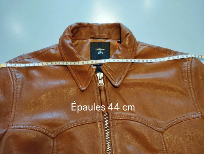 Blouson cuir Superdry - photo numéro 14