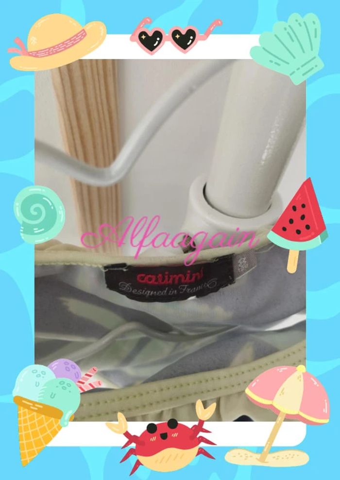 Maillot de bain 2pcs catimini jungle dream 8ans - photo numéro 3