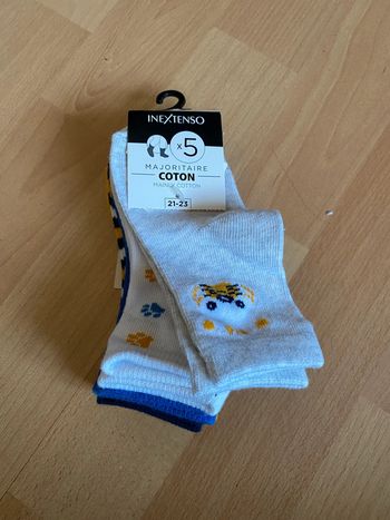 Lot de 5 paires de chaussettes In Extenso Taille 21-23