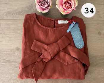 🌿Robe Cyrillus / 100% lin🌿neuve