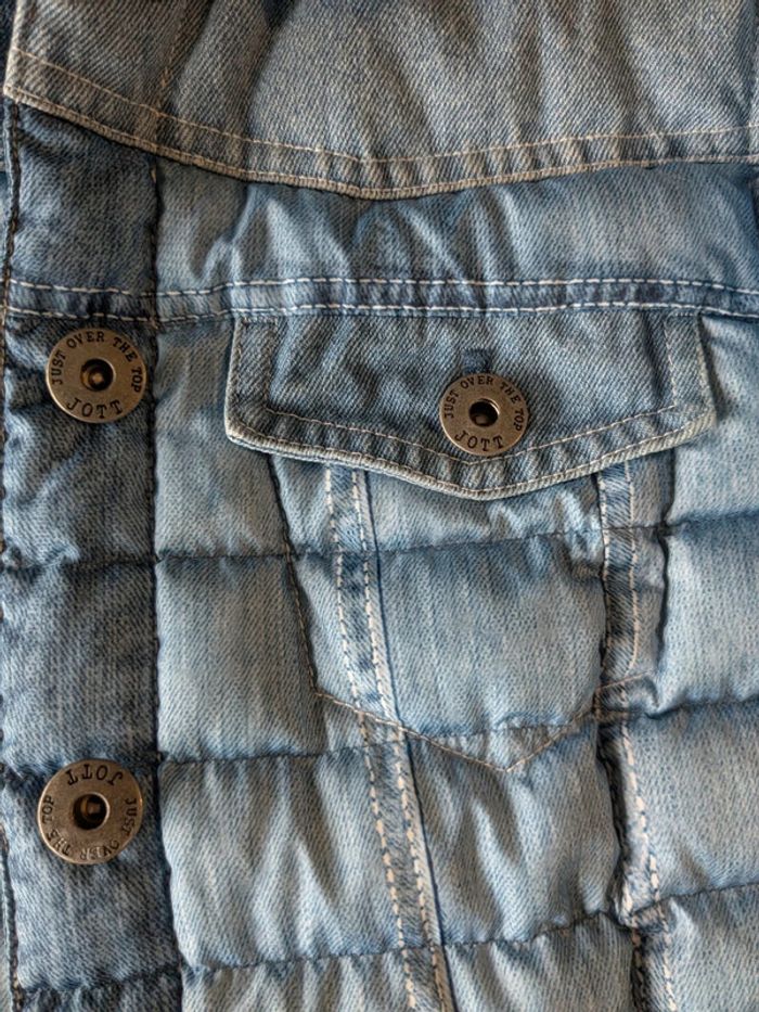 Doudoune jott femme taille M jean et doudoune bleue - photo numéro 6
