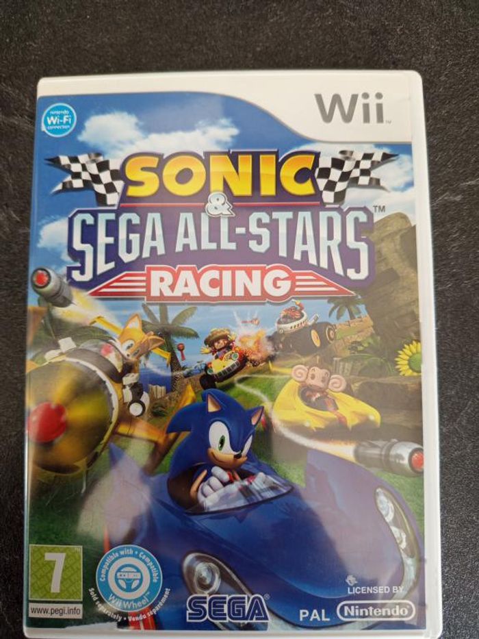 Nintendo - Wii - Sonic all-stars racing