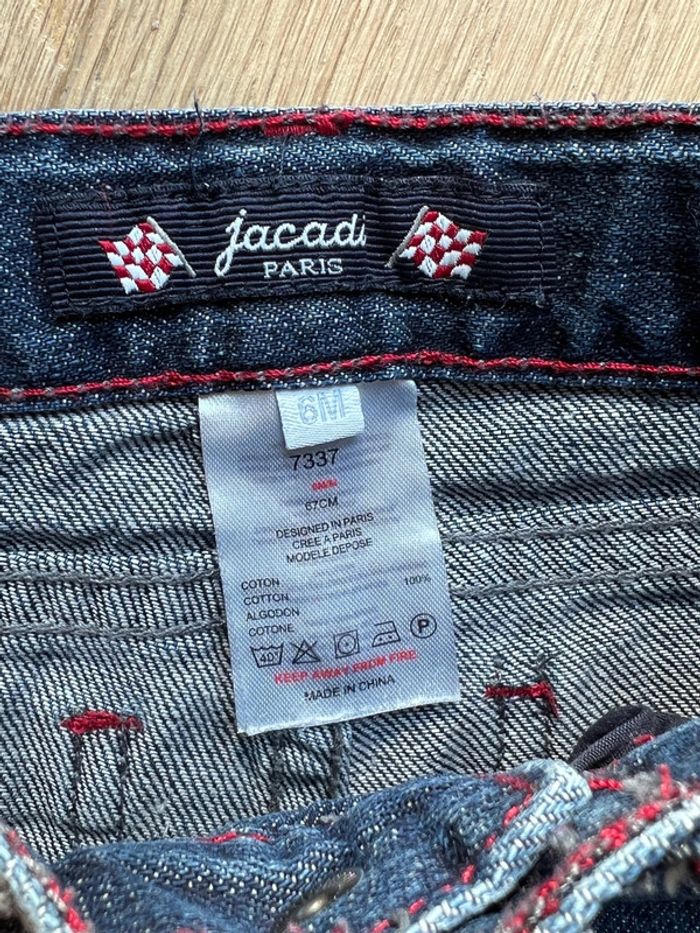 Pantalon Jeans jacadi, jamais porté taille 6 mois - photo numéro 3