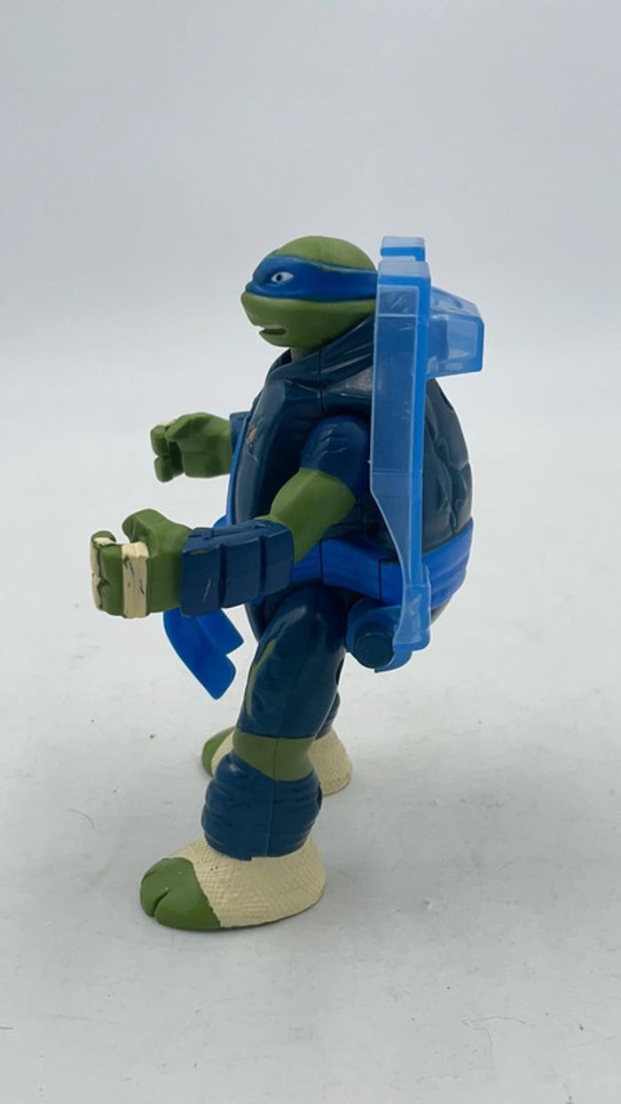 Figurine TMNT Teenage Mutant Ninja Turtles Leonardo Throw N Battle 2013 Playmates Toys - photo numéro 6