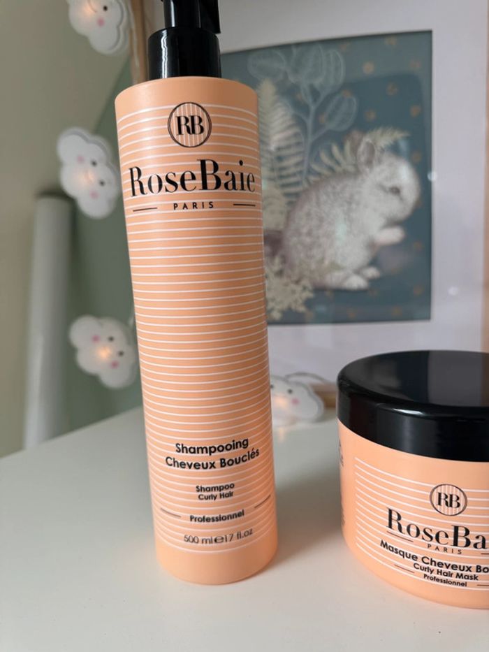 Duo cheveux bouclés RoseBaie Shampoing masque, capillaire - photo numéro 4