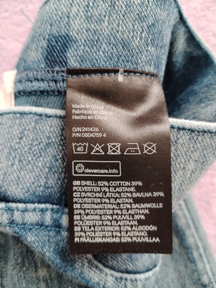 Jegging fin neuf bleu délavé H&M 10 ans - photo numéro 5