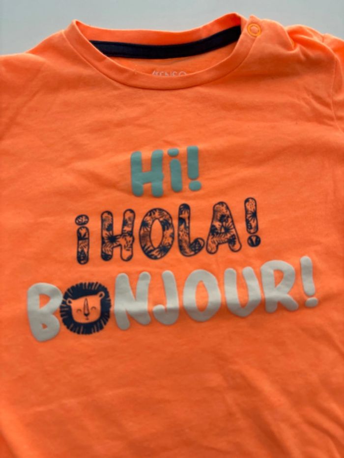 Tee shirt orange fluo - photo numéro 2