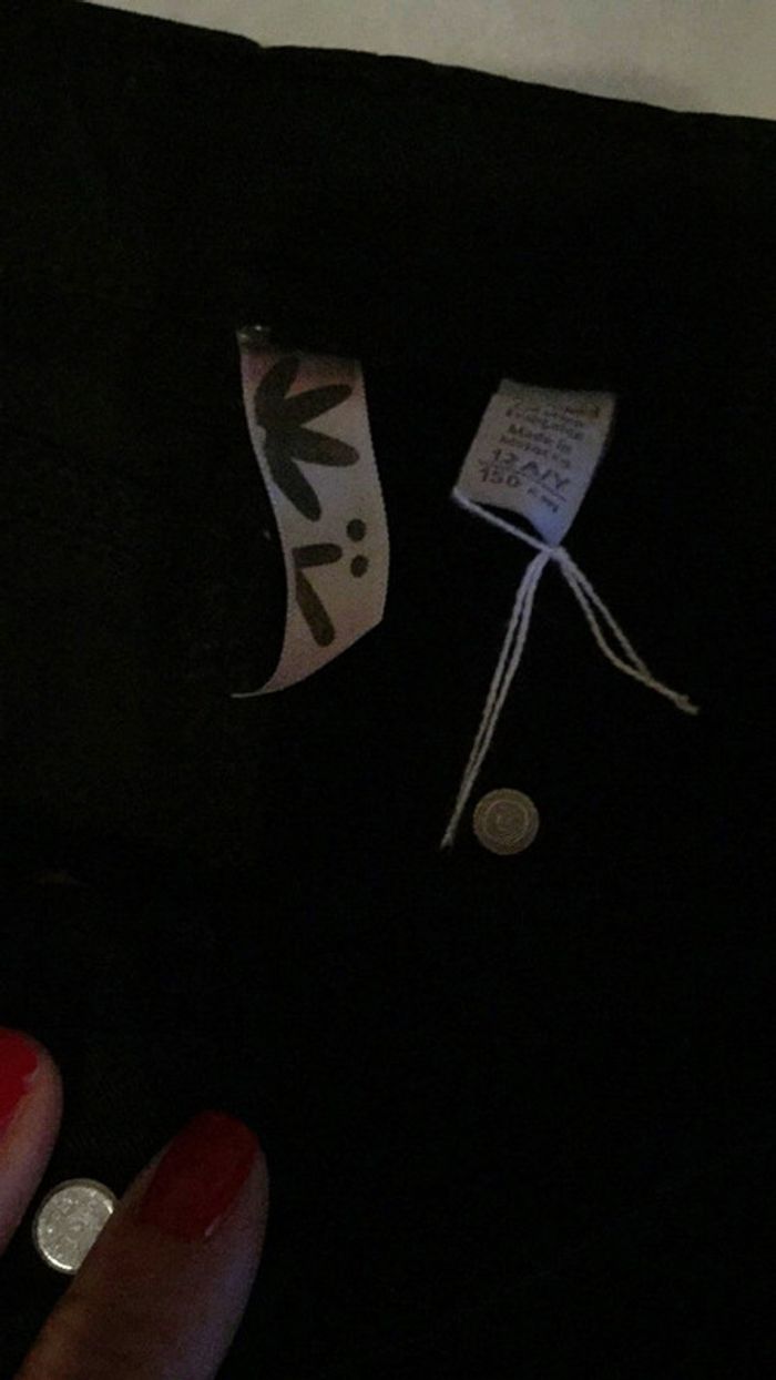 Jeans slim noir okaidi 12 Ans - photo numéro 2