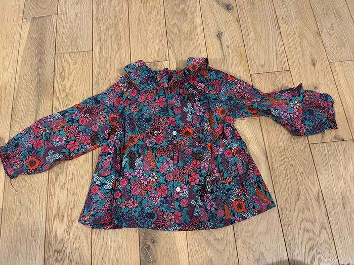 Blouse jacadi liberty 3 ans 36 mois tbe - photo numéro 3