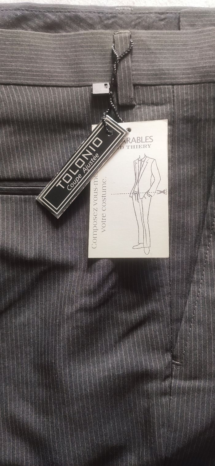 Pantalon homme coupe ajustée taille 52 - photo numéro 4