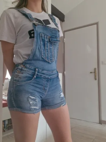 Salopette short