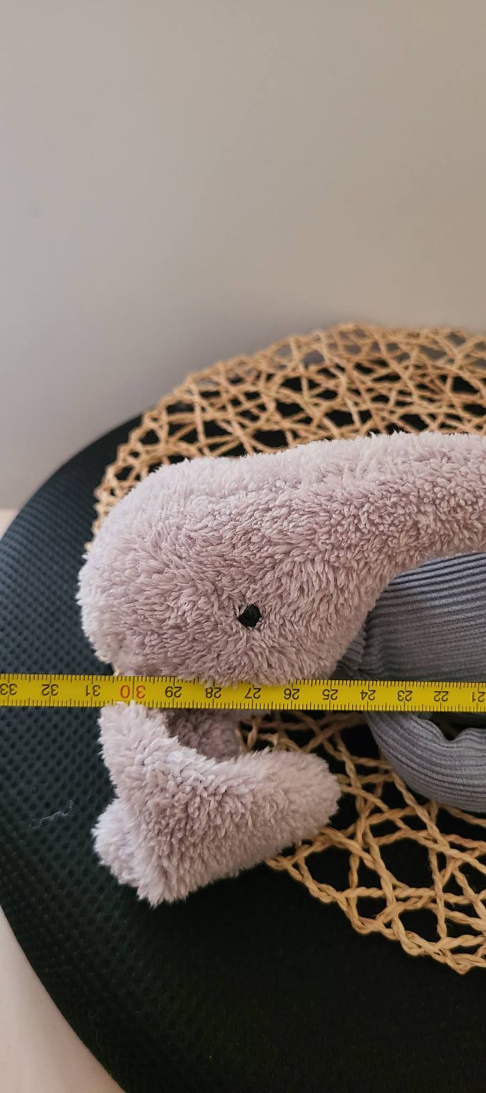 Éléphant Jellycat Jumble 2021 Gris Bleu 29 cm - photo numéro 5