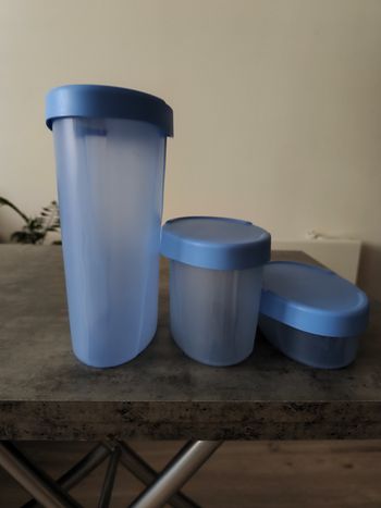 Lot de trois tupperware