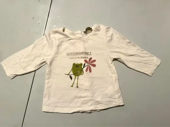 Très beau tee shirt à longue manche pour bébé fille