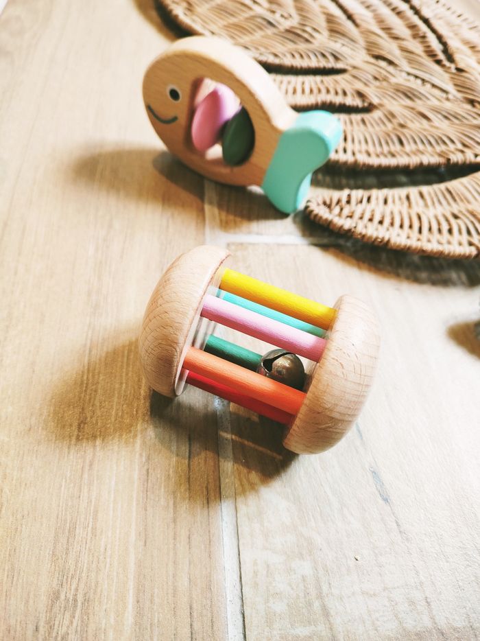 🐶 Jouets d'éveil - Lot 4 jouets premier âge en bois - photo numéro 2