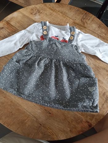 Ensemble robe fille 9-12 mois