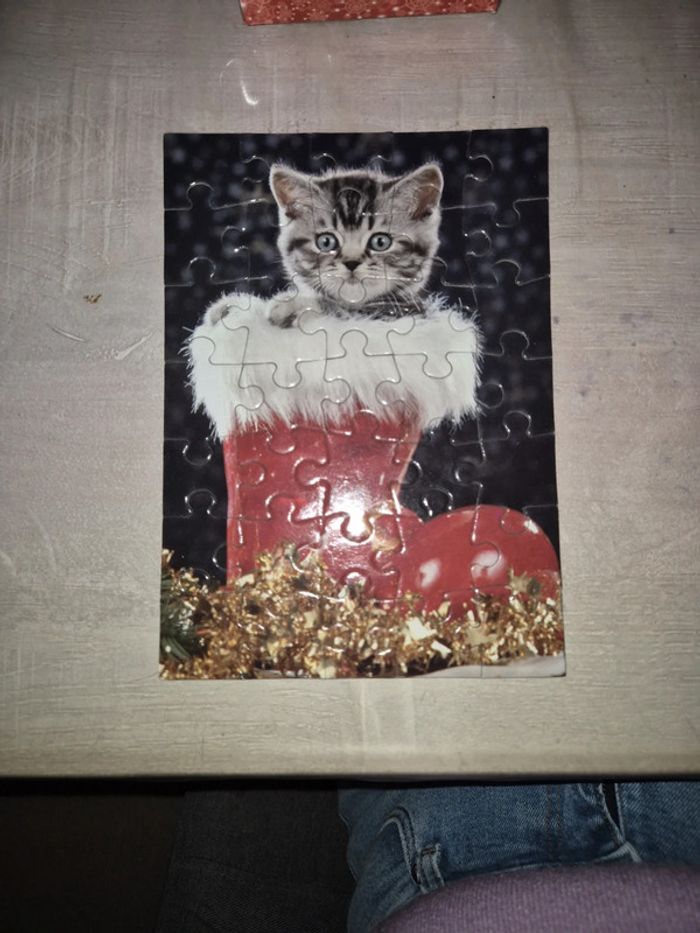 Puzzle chat noel - photo numéro 2