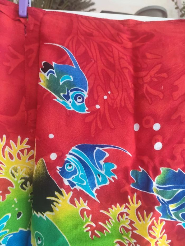 Paréo multicolore poisson - photo numéro 3