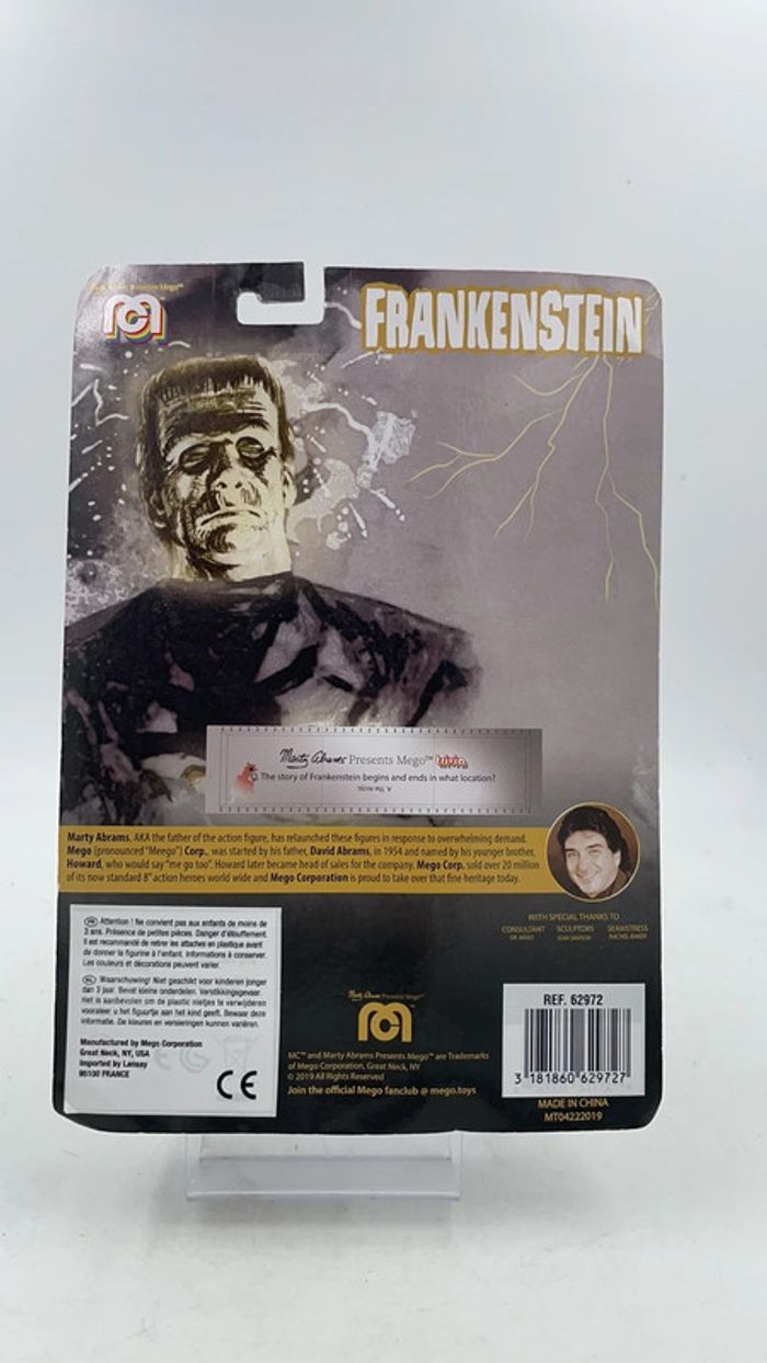 Figurine Mego Horror Frankenstein 14 points d’articulation neuf - photo numéro 2