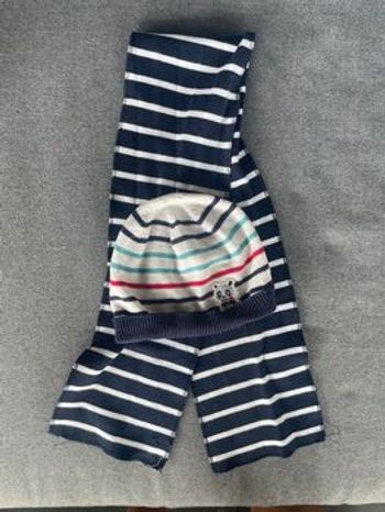 Bonnet et écharpe bébé garçon 