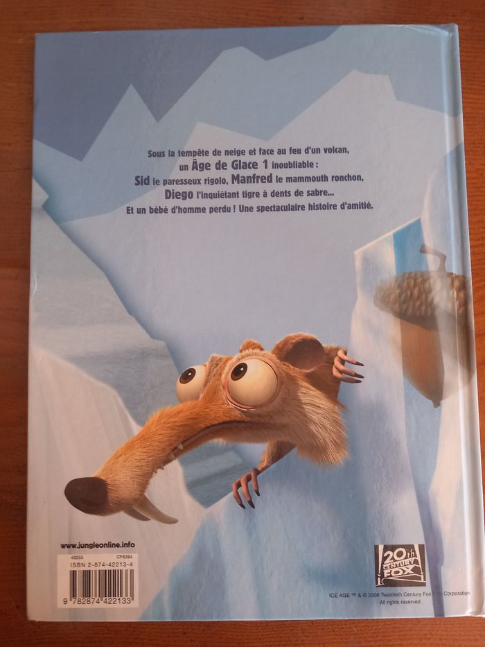 Bande dessinée l'âge de glace 1 - photo numéro 7