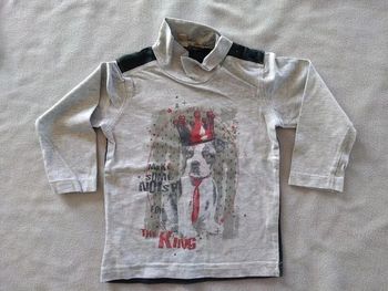 Sous-pull col roulé chien Z Grain de blé 18mois