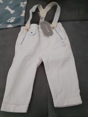 Pantalon avec bretelles