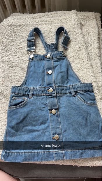 Robe salopette fille