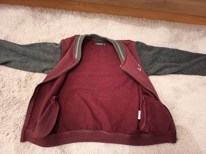 Gilet veste polaire garçon, In Extenso, taille 6 ans - photo numéro 4