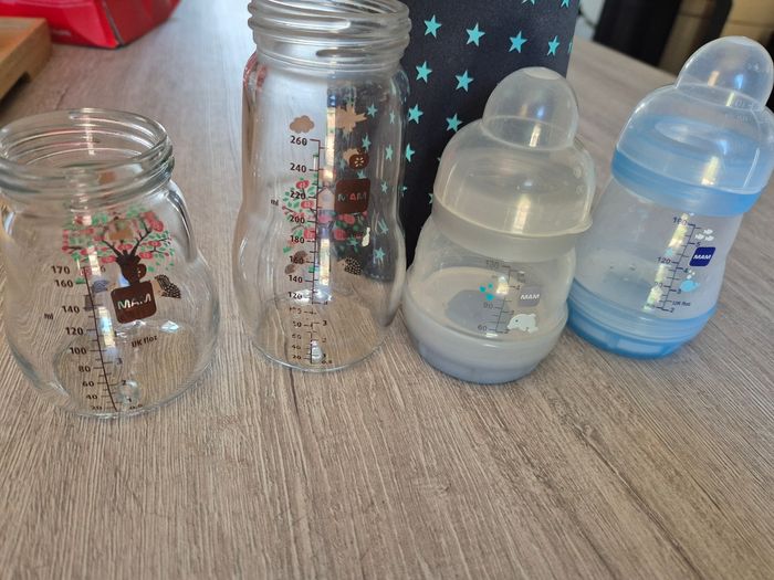 Chauffe Biberon Nomade Babymoov + biberons MAM - photo numéro 3