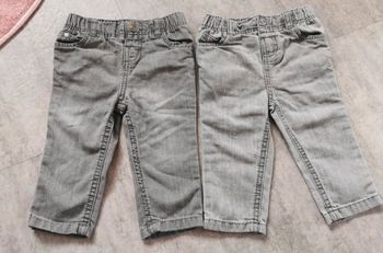 Lot pantalons jeans bébé garçon 12 mois